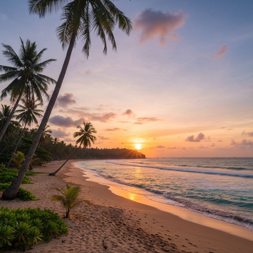 Indonesian tropical landscape